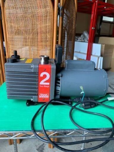 Edwards エドワーズ 小型ロータリーポンプ E2m2 200v 通電のみ確認 中古品 カウル 蚊爪のその他の中古あげます 譲ります ジモティーで不用品の処分