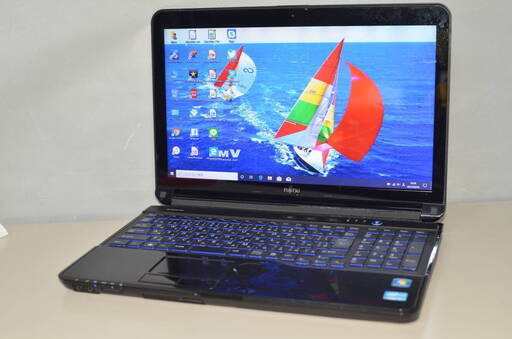 ノートパソコン Windows10+office 新品SSD256GB 富士通 LIFEBOOK AH77