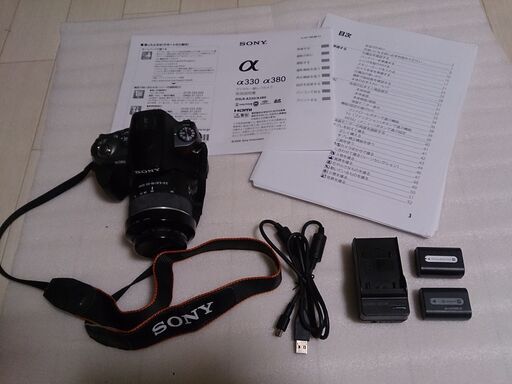 中古　デジタル一眼レフカメラ　SONYα380（DSLR-A380L）ズームレンズキット