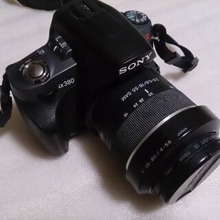 中古 デジタル一眼レフカメラ SONYα380（DSLR-A380L）ズームレンズキット