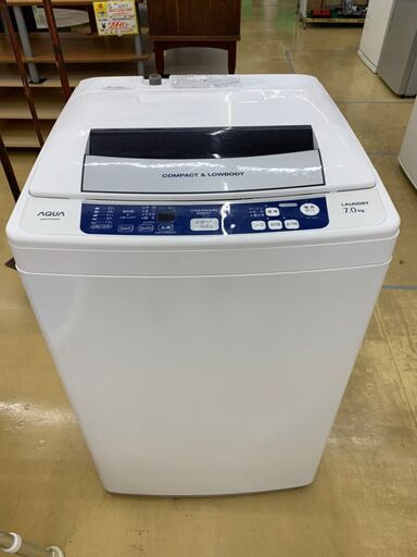 AQUA / アクア 7.0kg 風乾燥付 洗濯機 2012年 AQW-S70A