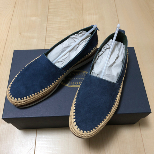 【新品】BENSON nano・universe別注 ラフィアスリッポン
