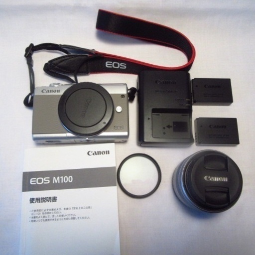 Canon EOS M100 ミラーレス一眼レフカメラ　Gray