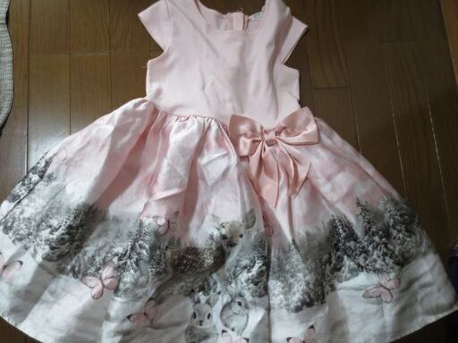 お値下女の子ワンピースドレス2点ピンクサイズ130 Nori 川崎のベビー用品の中古あげます 譲ります ジモティーで不用品の処分