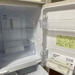 冷蔵庫　SHARP SJ-D14E-W