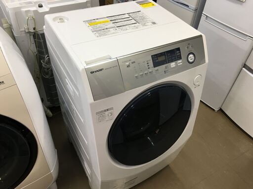 【値下げ特価品】シャープ SHARP ES－H10D ドラム洗濯機 19年 10Kg 乾燥6Kg 中古品