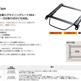 【ネット決済】値下げ レア物　レカロ対応 TANIDA/ジュラン...