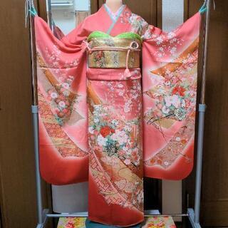 振り袖(り)、長襦袢、袋帯、小物セット