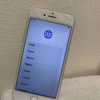 iPhone7 シルバー au 32G 画面割れあり