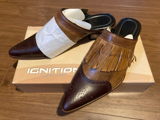 受け渡し者決定　\nignition  Jack  Andre 本革サンダル
