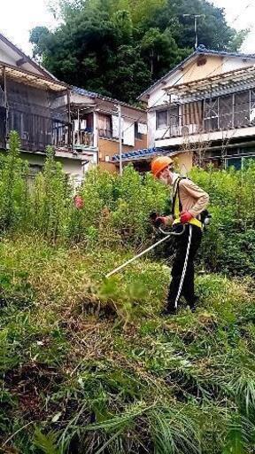 草刈り等、お庭のお手入れ作業