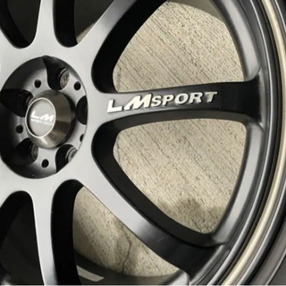 レアマイスター製　LM SPORT 18インチアルミ+タイヤ225/45R18