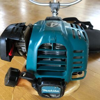 美品！　マキタMEM427　4st　レギュラーガソリン仕様　動作確認済み　ウェストサポーターベルト付 美品！ マキタMEM427 4st レギュラーガソリン仕様 動作確認済み