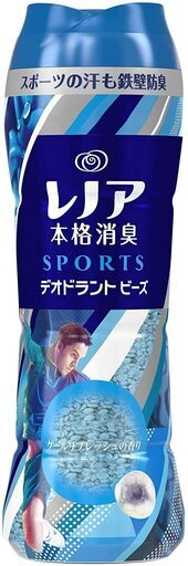 レノア 本格消臭 デオドラントビーズ スポーツ クールリフレッシュ 520ml 18個