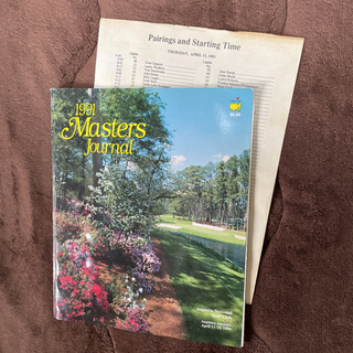 【ネット決済・配送可】1991 Masters Journal ...