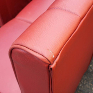 BOX椅子☆87588エンジ19脚セット美品