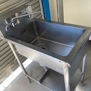  一槽シンク 本体サイズ（H89 W45 D81） 業務用シンク 流し台 1槽 