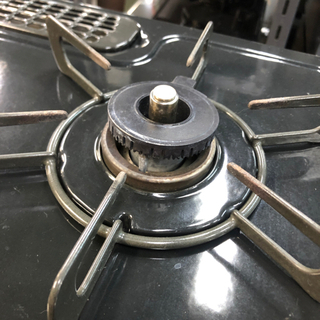 0817-013 2口ガスコンロ LPガス用