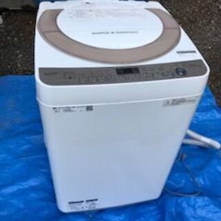 Y! SHARP シャープ 全自動洗濯機 7kg ES-KS70T-N 風乾燥機能付き 2018
