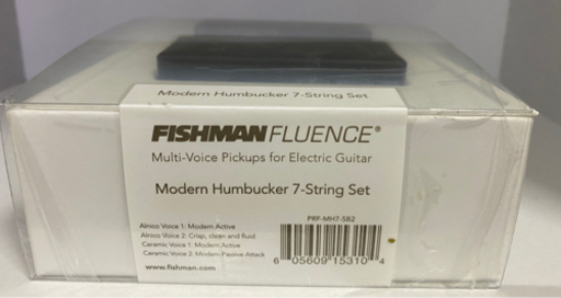 Fishman Fluence Modern 7弦アクティブSetのピックアップ。