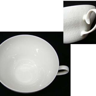 未使用品★ローゼンタール スタジオライン ロマンスホワイト ティーカップ＆ソーサー 5客セット+皿1 ドイツ製 ブランド食器 高級 ☆ PayPay(ペイペイ)決済可能 ☆ 札幌市 豊平区 平岸 未使用品☆ローゼンタール スタジオライン ロマンスホワイト ティー