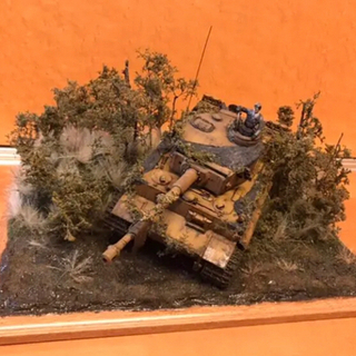 戦車　手作りです。