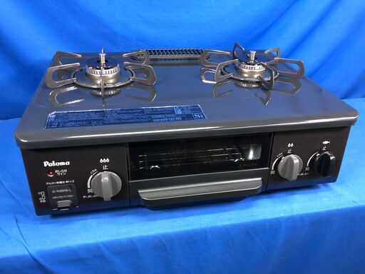 札幌 2017年製 ガステーブル LP/プロパンガス 幅56㎝ パロマ IC-N36KB