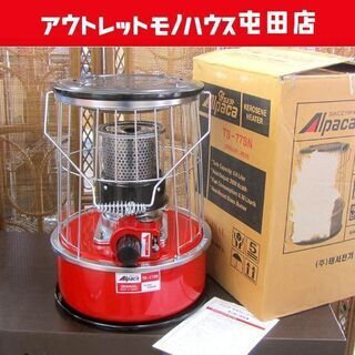 アルパカ 石油ストーブ レッド/赤 6.0L 芯上下式 TS-77SN 箱あり 
