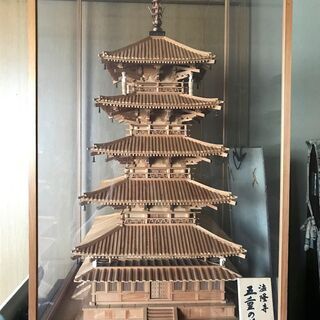 【ネット決済】大型木製 五重塔 ケース付き(9月4日情報更新)