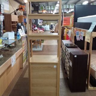 【愛品倶楽部柏店】　ｕｎｉｃｏ　ウニコ　ＥＬＥＭＴ　トールストレージシェルフ　Ｗ500　【問い合わせ番号　１５１-００７１３１　００２】