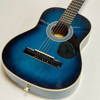 美品 Makway ミニギター FG10BLS ブルー 全長76cm ソフトケース