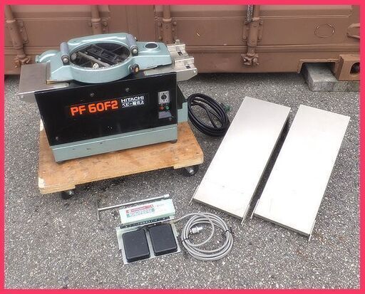 [A0603AY] 日立工機 超仕上カンナ盤 PF60F2 ベビー超仕上 動作品 電動工具 大工道具