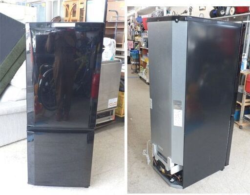 三菱冷蔵庫 MR-P15Y-B 2014年製 黒