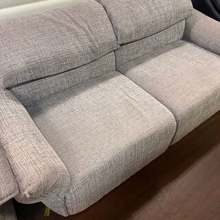 フクラ FUKRA ★ ツイード生地 ソファー 3人掛け