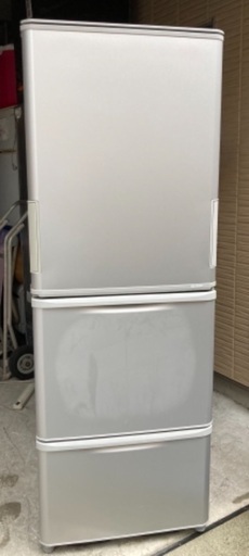 【RKGRE-706】特価！シャープ/350L 3ドア冷凍冷蔵庫/どっちもドア/SJ-W352F-S(シルバー系)/中古品/2020年製/当社より近隣無料配達！