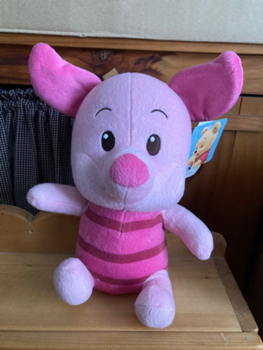 タグ付き未使用 ディズニーピグレットぬいぐるみ 大 Yumi 名古屋のおもちゃ ぬいぐるみ の中古あげます 譲ります ジモティーで不用品の処分