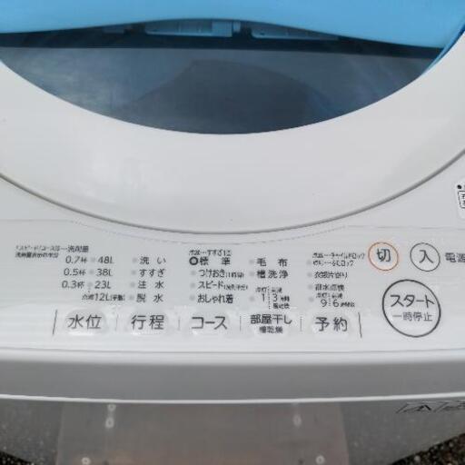 TOSHIBA　 2017年式　洗濯機　AW-5G5