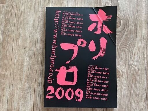 ホリプロ　タレント名鑑　2009年