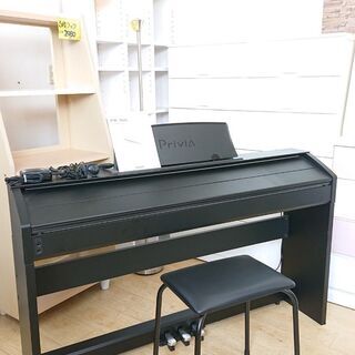 CASIO 88鍵盤 電子ピアノ Privia PX-750BN 椅子付き ☆買取帝国 朝霞店