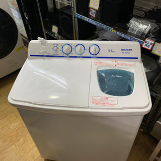 豊富な格安 美品 日立 二槽式洗濯機 PS-55AS2 5.5㎏ 2018年 1PLsK ...