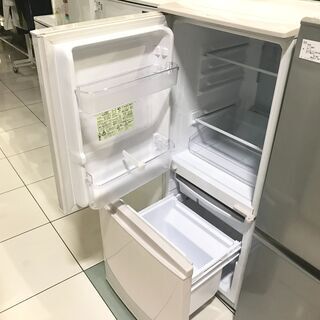 6ヶ月動作保証付 SHARP 2ドア冷蔵庫 137L 2017年製【トレファク南柏店】