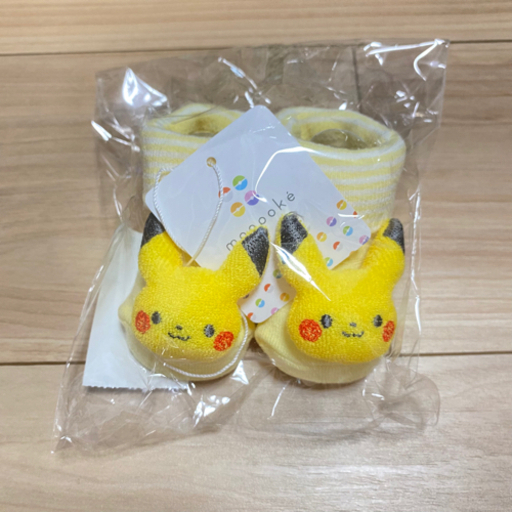 新品 未使用 モンポケ ピカチュウ 新生児靴下 ママたろう 一之江のベビー用品 ベビー用ファッション小物 の中古あげます 譲ります ジモティーで不 用品の処分