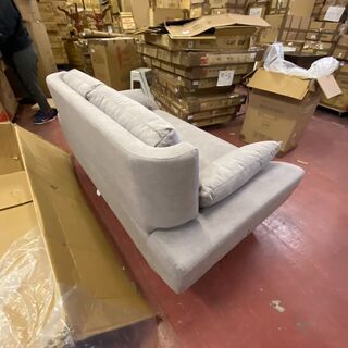 新品　未使用　ゆったり座面　　2人掛け　　アイボリー　ソファーベット 送料無料 ソファー 2人掛け アイボリー ソファーベッド 保証付の通販