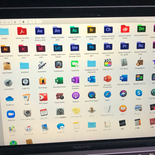 MacBook pro ハイスペック ソフト山盛り