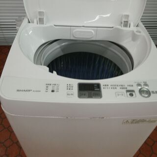 ID 977564　シャープ5.5Kg　２０１４年製　ES-GE55N　サビ　キズ有 ID 977564 シャープ5.5Kg 2014年製 ES-GE55N サビ キズ有