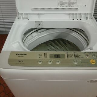 ID 979822　パナソニック5.0Kg　２０１９年製　NA-F50B12　日焼けキズ有 ID 979822 パナソニック5.0Kg 2019年製 NA-F50B12 日焼けキズ有