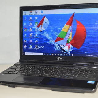 最新Windows10+office 爆速新品SSD256GB 富士通 LIFEBOOK AH56/J i5 