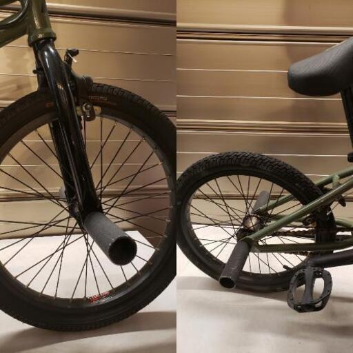 BMX ARESBIKES アーレスバイク 18インチ モスグリーンn 小売業者 