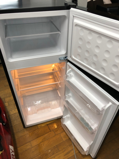 【ハイアール】2ドア 冷凍冷蔵庫 130L JR-N130A K 2020年 ブラック 耐熱性能天板 高さ調節可能トレイ