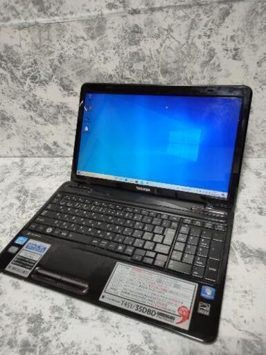 【ポッキリ価格♪激安ノートPC】　東芝　Windows10 core i5 テンキー付きキーボード　15.6インチ液晶　無線LAN　Wi-Fi　DVDドライブ　バッテリー稼働　セットアップ済み　　7